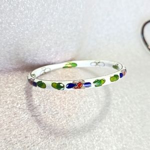 VINTAGE Cloisonne bangle bracelet